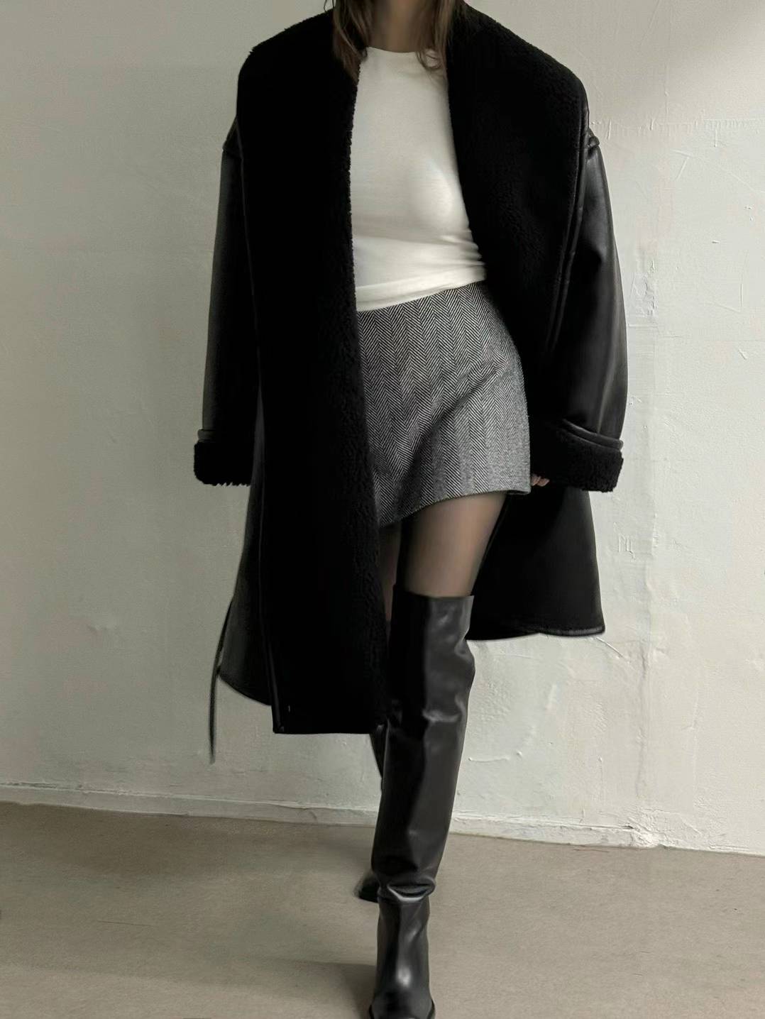 Celie shearling coat