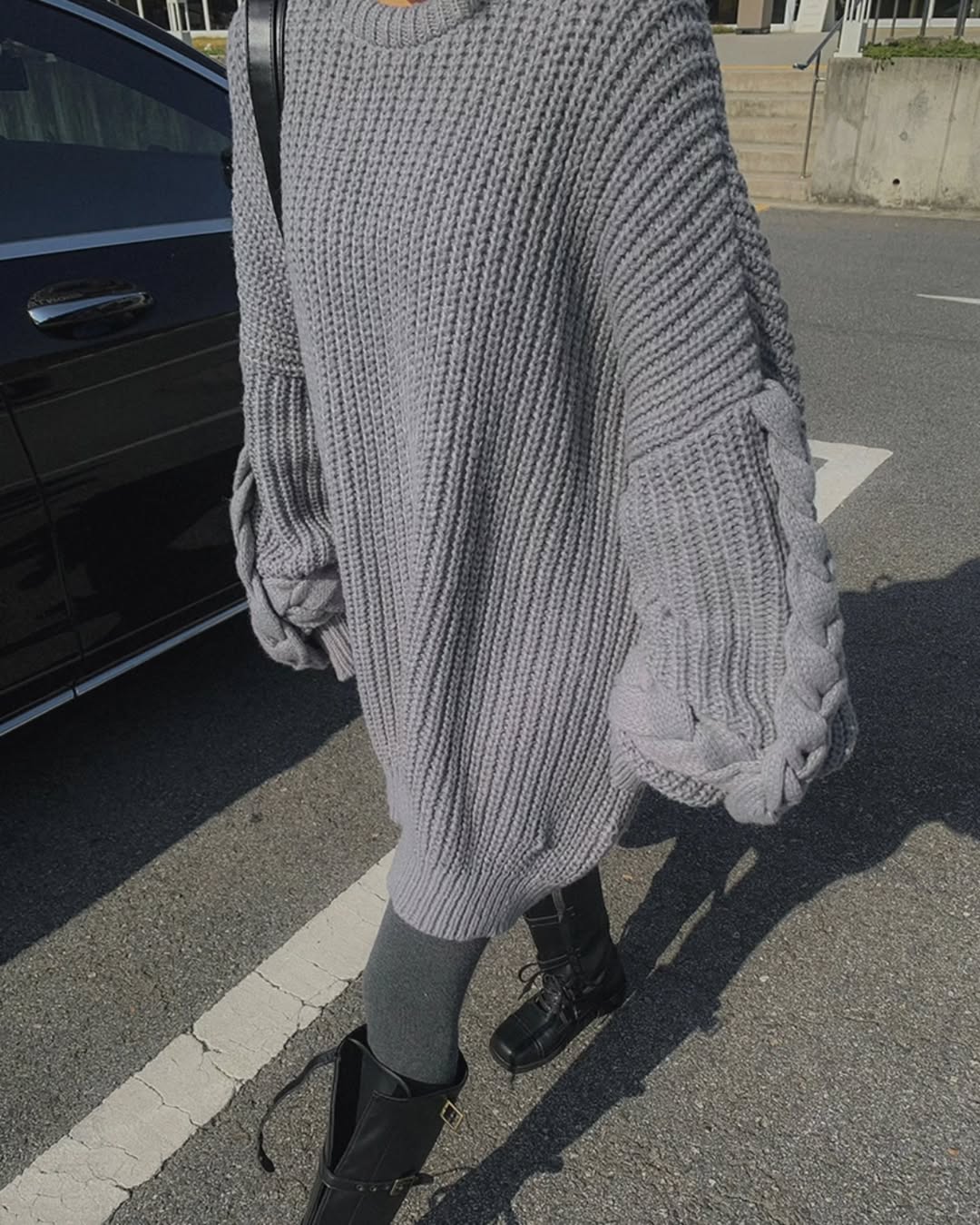 Dawn oversized twisted knit