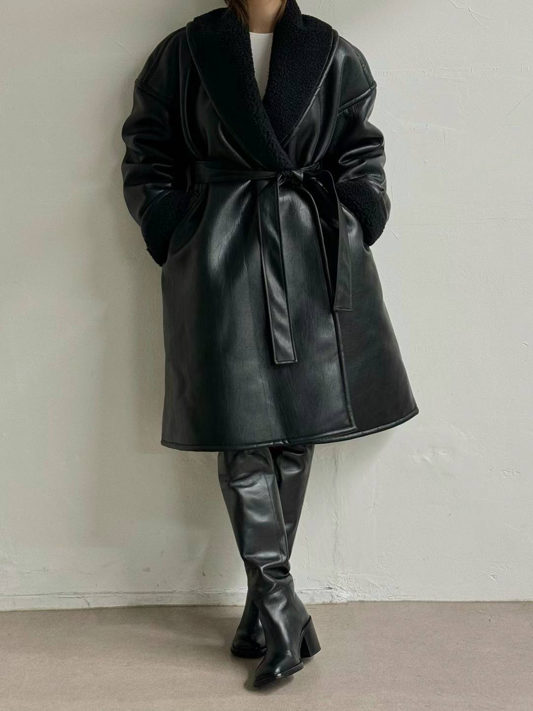 Celie shearling coat