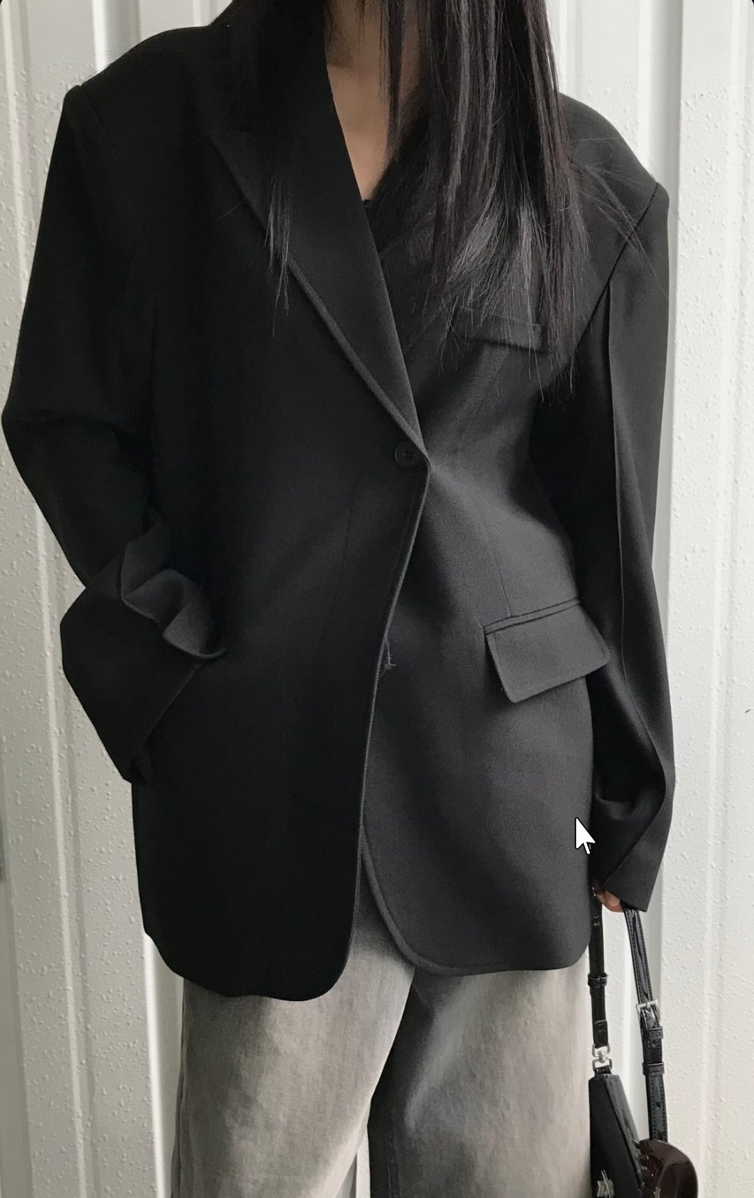 Carrie cross blazer