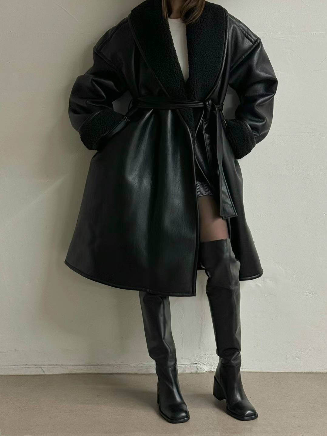 Celie shearling coat