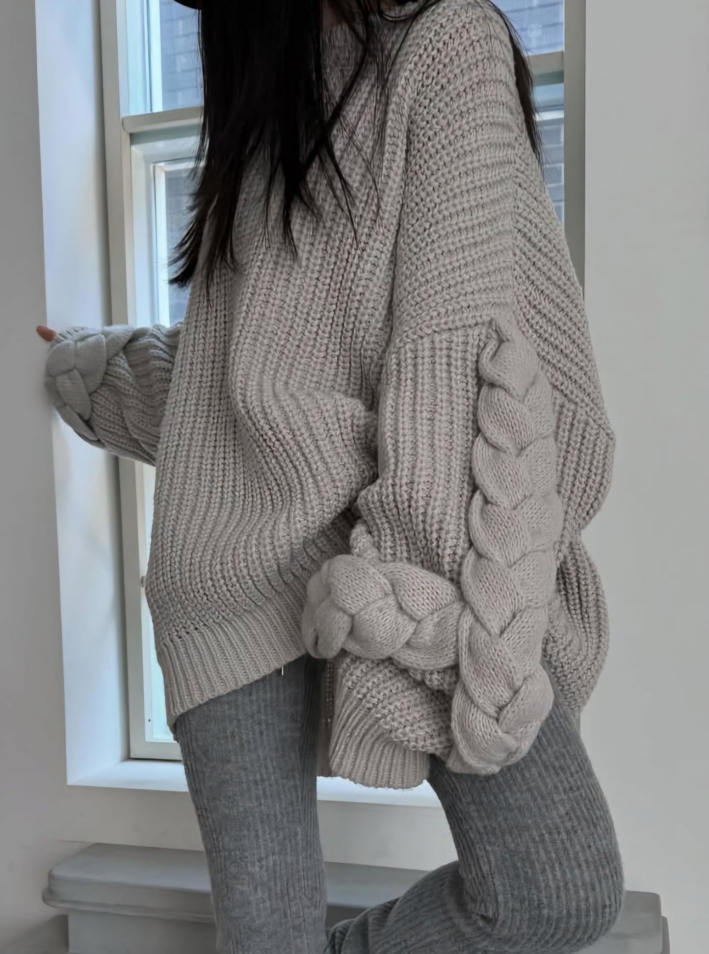 Dawn oversized twisted knit