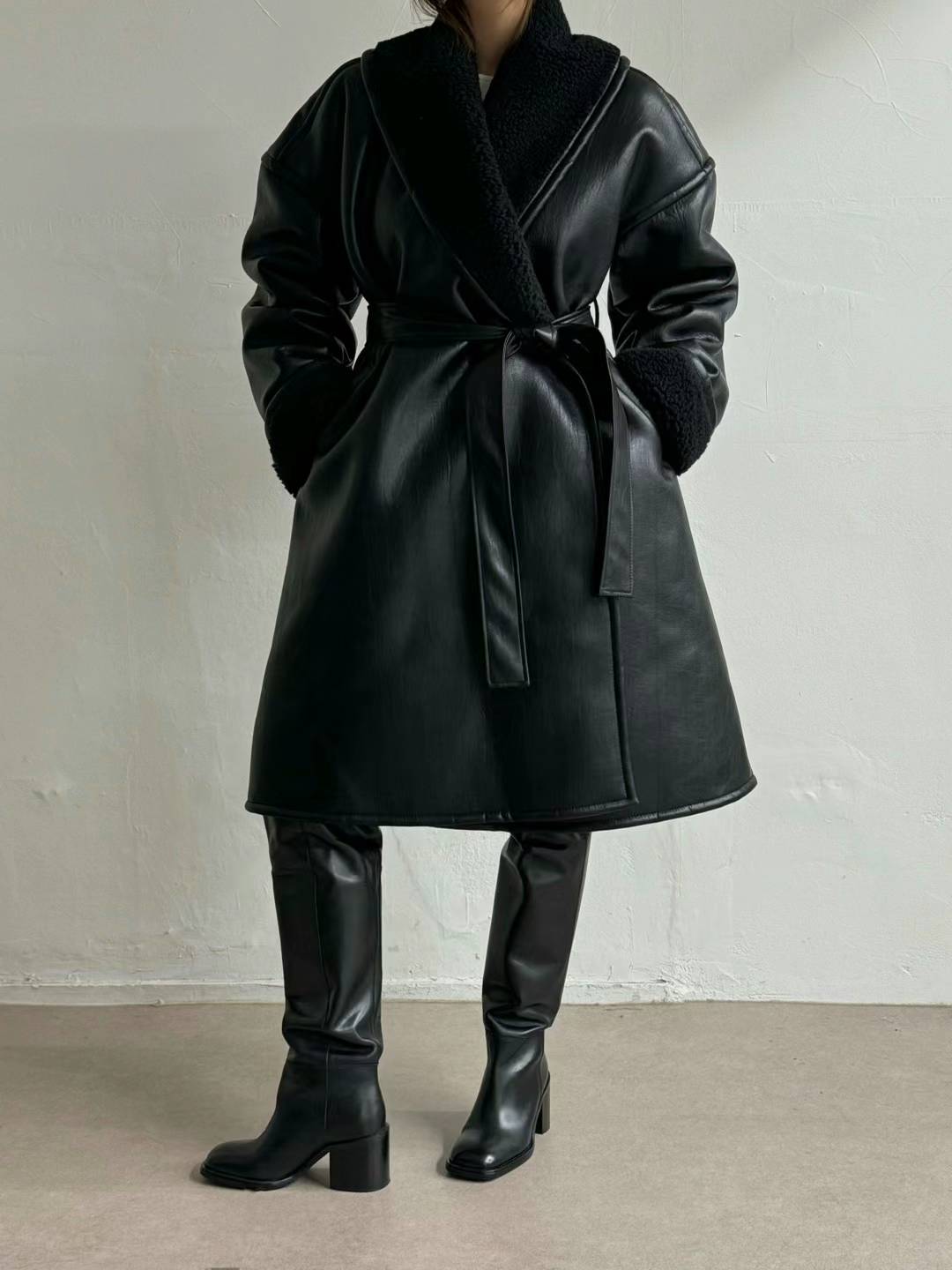 Celie shearling coat