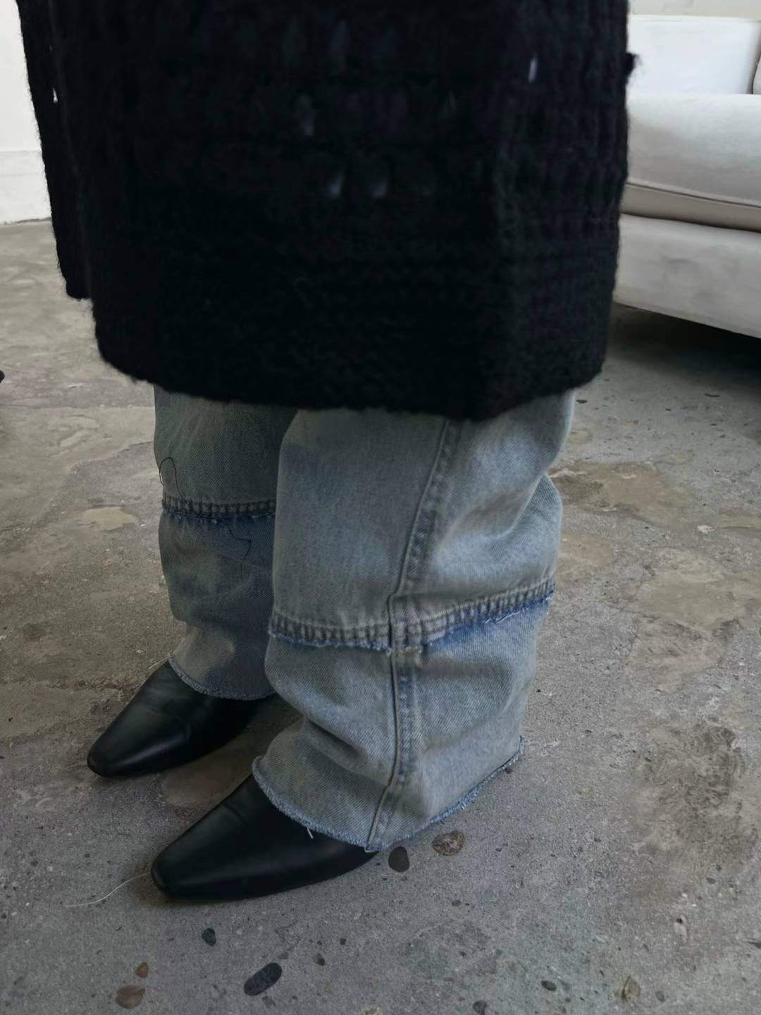 Mower layered jeans