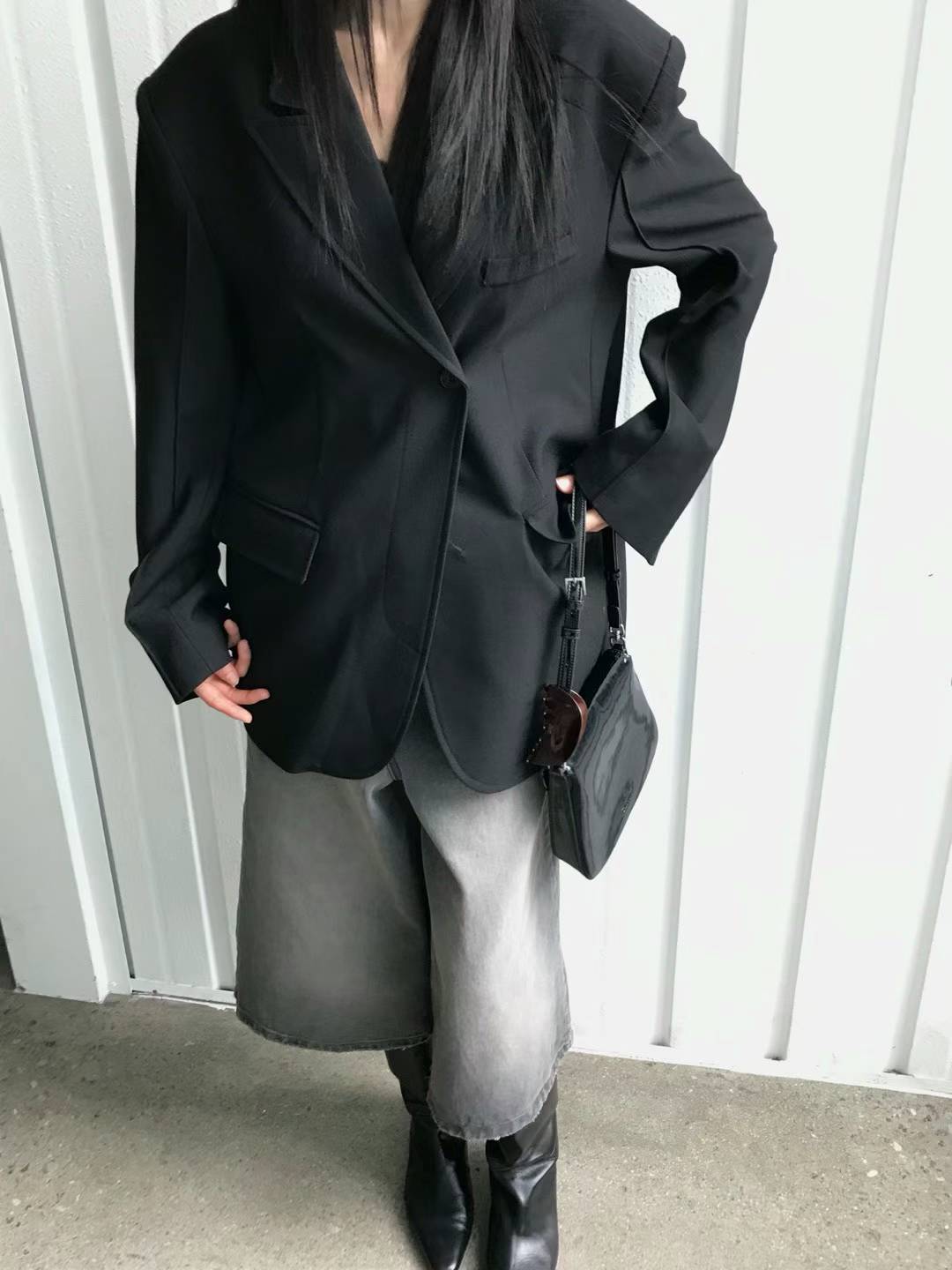 Carrie cross blazer